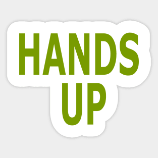 HANDS UP Sticker